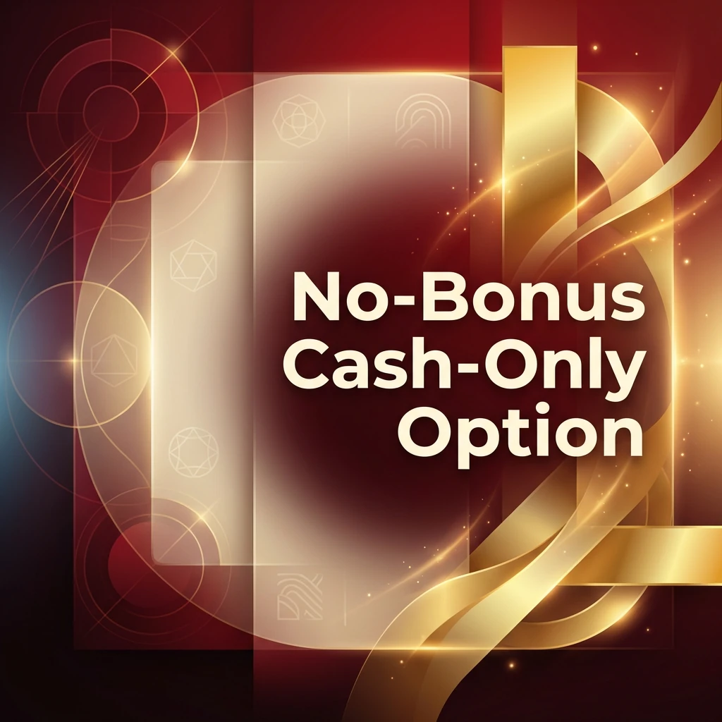 No-Bonus Cash-Only Option No-Bonus Cash-Only Option